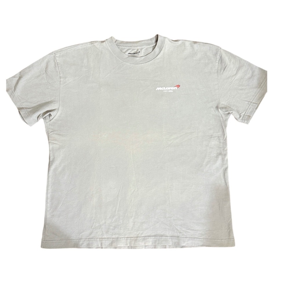 McLaren Formula 1 Team Forever Forward Monaco T-Shirt Grey XL Heavyweight ii23